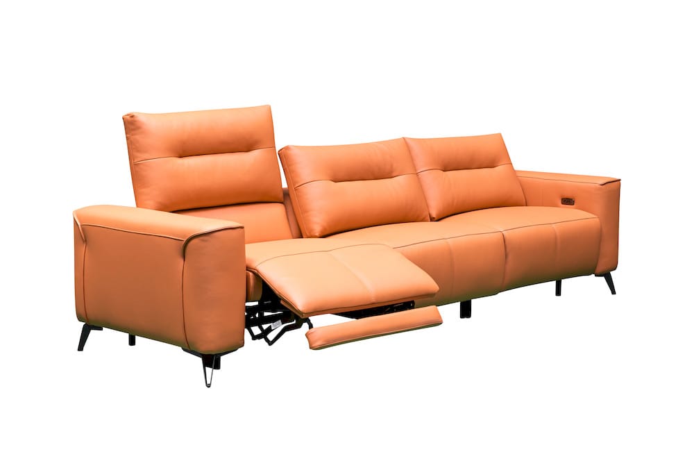 Klaussner Furniture - Skyline - Alessandro 3 Seater Leather Power Recliner Sofa view 2