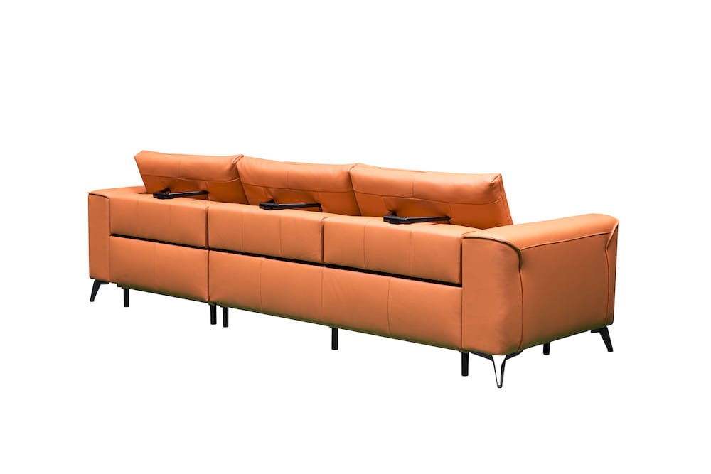 Klaussner Furniture - Skyline - Alessandro 3 Seater Leather Power Recliner Sofa view 3