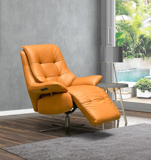 Klaussner Furniture - Skyline - Eterna Burnie Swivel Power Recliner Lift Chair - KLA-SKY-F530+1RGS-NS88LEMONYELLOW view 2