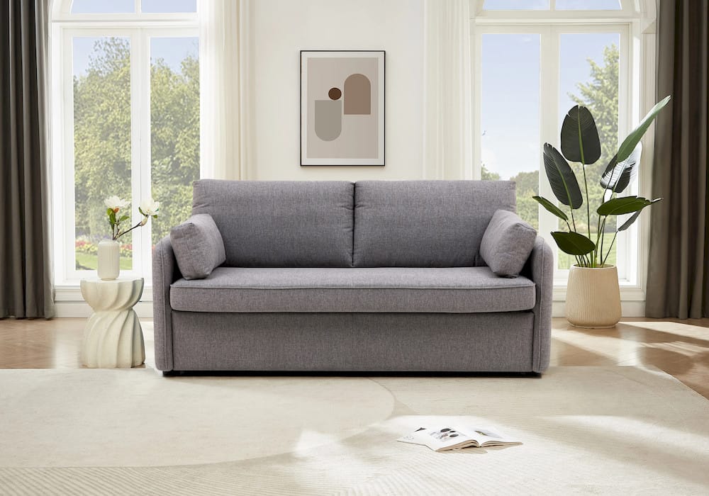 Klaussner Furniture - Skyline - Fabric Smart Sleeper Sofa In Queen With Memory Foam Mattress, Lena - KLA-SKY-H2403+2.5SB-LENA450 view 2
