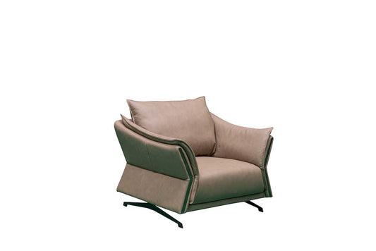 Klaussner Furniture - Skyline - Giada Leather Chair - KLA-SKY-F2311+1.25P-N808BEIGE view 1