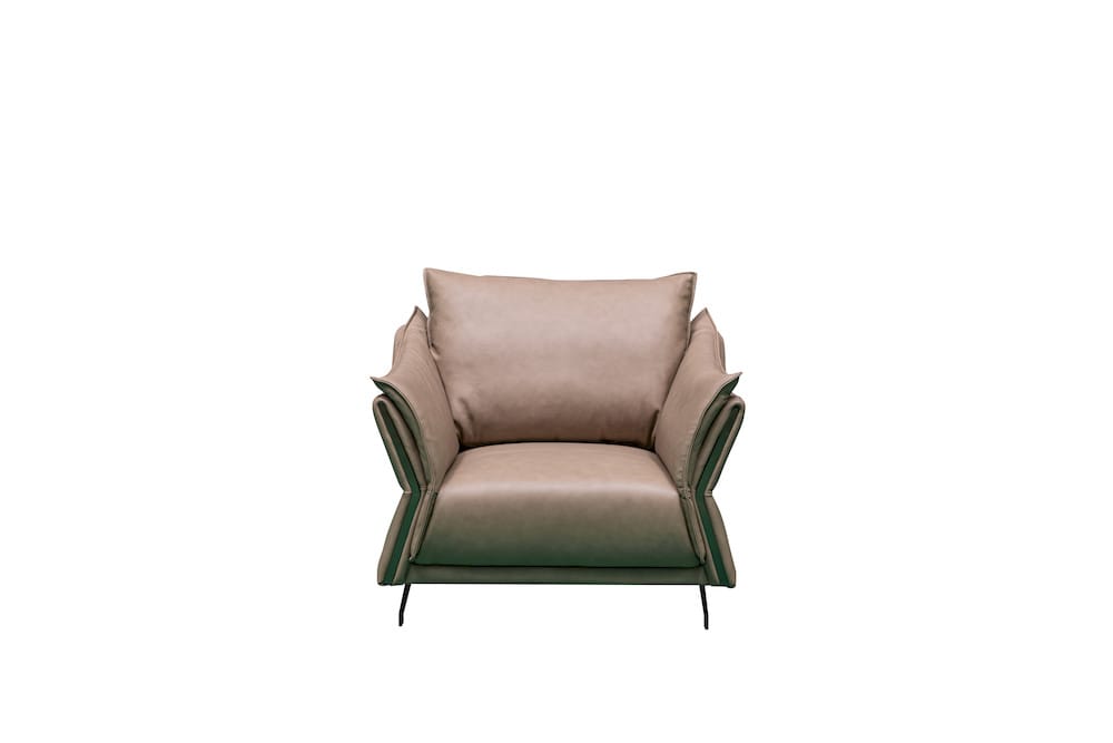 Klaussner Furniture - Skyline - Giada Leather Chair - KLA-SKY-F2311+1.25P-N808BEIGE view 2
