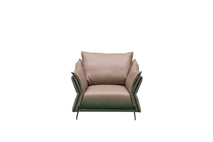 Klaussner Furniture - Skyline - Giada Leather Chair - KLA-SKY-F2311+1.25P-N808BEIGE view 2