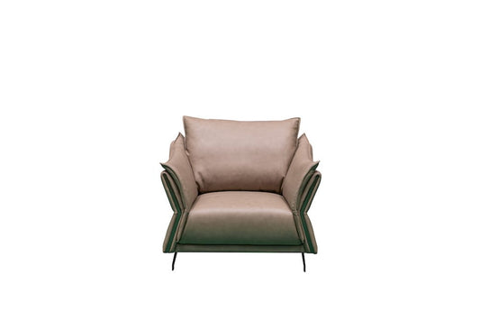 Klaussner Furniture - Skyline - Giada Leather Chair - KLA-SKY-F2311+1.25P-N808BEIGE view 2