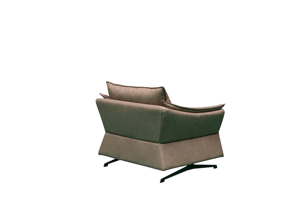 Klaussner Furniture - Skyline - Giada Leather Chair - KLA-SKY-F2311+1.25P-N808BEIGE view 3