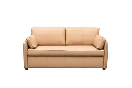 Klaussner Furniture - Skyline - Leather Smart Sleeper Sofa In Full With Memory Foam Mattress, Brown - KLA-SKY-H2403+2SB-NS102BROWN view 1