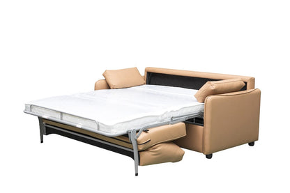 Klaussner Furniture - Skyline - Leather Smart Sleeper Sofa In Full With Memory Foam Mattress, Brown - KLA-SKY-H2403+2SB-NS102BROWN view 3