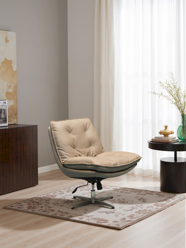 Klaussner Furniture - Skyline - Lenoro Swivel Chair - KLA-SKY-25301+1PS-R34TAUPE view 2