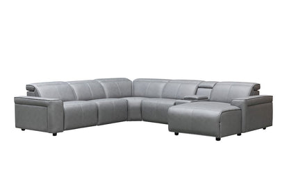 Klaussner Furniture - Skyline - Leonardo 6 Piece Fabric Power Recliner Sectional With Chase view 3
