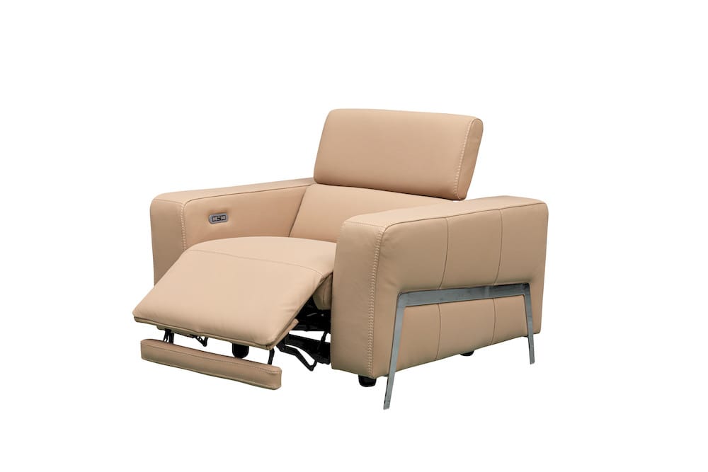 Klaussner Furniture - Skyline - Luca Power Reclining Chair With Power Headrest & Footrest - KLA-SKY-B2112+1.5RP2-32009CAMEL view 1