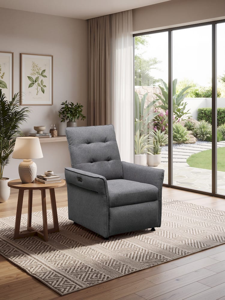 Klaussner Furniture - Skyline - Power Recliner In Ote Fabric Color Lena 450 (Performance Fabric C0) - KLA-SKY-SH320+1RP1-LENA450 view 3
