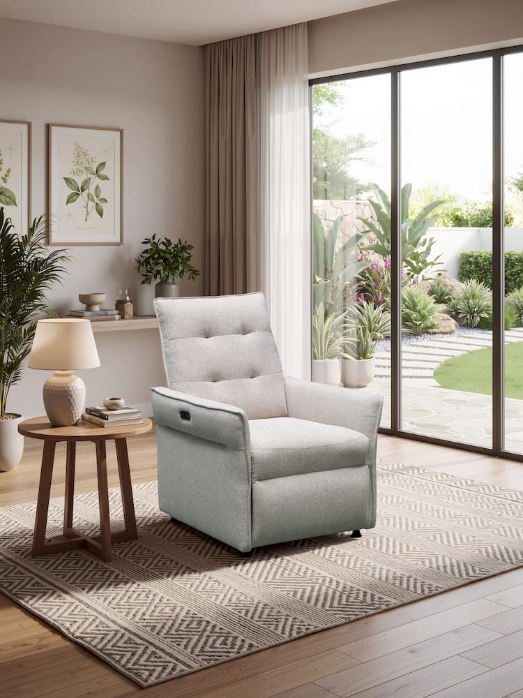 Klaussner Furniture - Skyline - Power Recliner In Ote Fabric Color Sahara 120 (Performance Fabric Easy Clean) - KLA-SKY-SH320+1RP1-SAHARA120 view 2