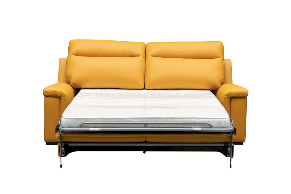 Klaussner Furniture - Skyline - Queen Sleeper Sofa Bed, Lemon Yellow - KLA-SKY-H0728+2.5SB-N88LEMONYELLOW view 2