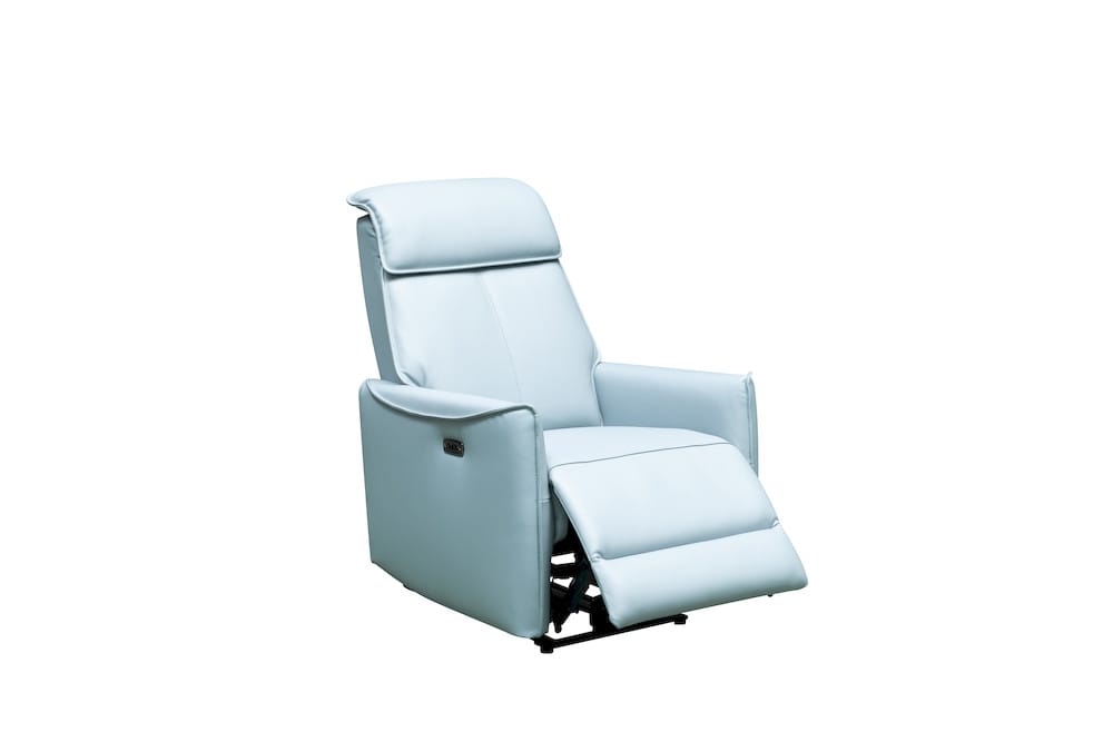 Klaussner Furniture - Skyline - Rilasso Leather Recliner - KLA-SKY-GM355A+1RP1NS81BLUE view 1