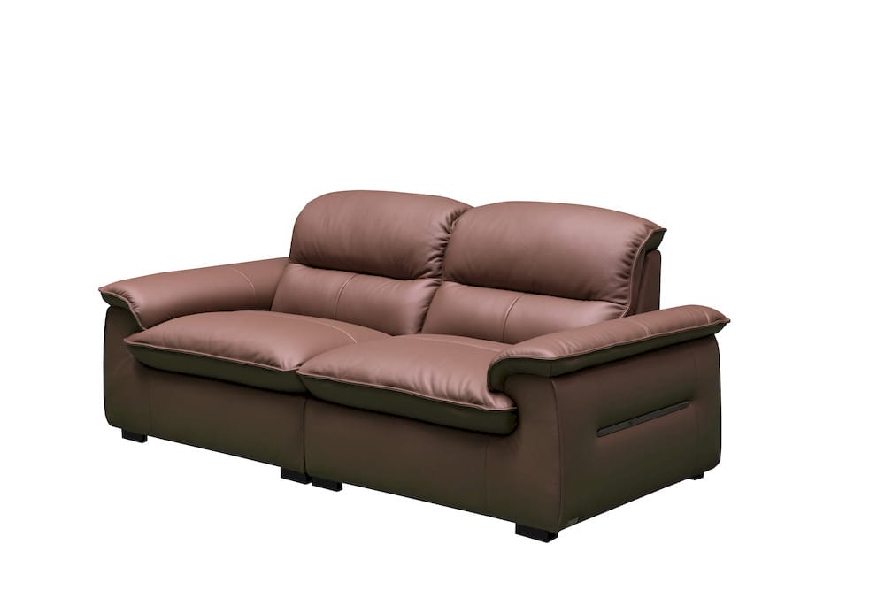 Klaussner Furniture - Skyline - Stationary Loveseat-Middle Size In A5 Series Leather - Pvc R57-P Brown view 1