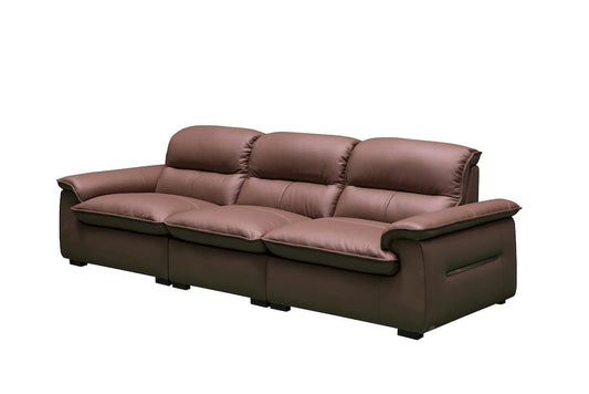Klaussner Furniture - Skyline - Stationary Sofa-Middle Size In A5 Series Leather - Pvc R57-P Brown view 1