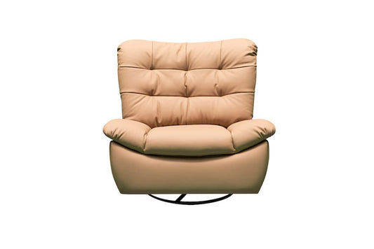 Klaussner Furniture - Skyline - Stella Swivel Glider Manual Recliner In Leather - KLA-SKY-SH339+1RGS-NS102BROWN view 2