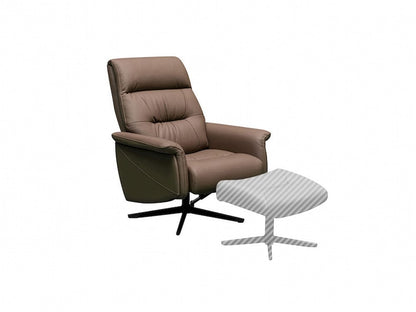 Klaussner Furniture - Skyline - Swivel Chair In A6 Series Leather - Pvc Ns100 Brown - KLA-SKY-G0922M+1PS-NS100BROWN view 1