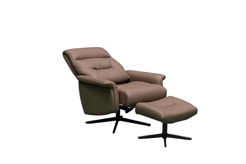 Klaussner Furniture - Skyline - Swivel Chair In A6 Series Leather - Pvc Ns100 Brown - KLA-SKY-G0922M+1PS-NS100BROWN view 3