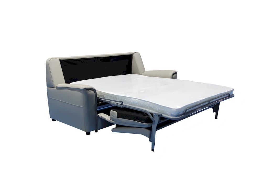 Klaussner Furniture - Skyline - Venezia Leather Queen Sleeper - KLA-SKY-H0631+2.5SB-N809GRAY view 2
