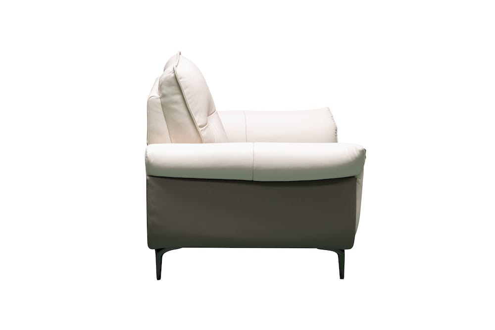 Klaussner Furniture - Skyline - Vento Leather Accent Chair In Ivory - KLA-SKY-SH530+1.25P-NS92IVORY view 2