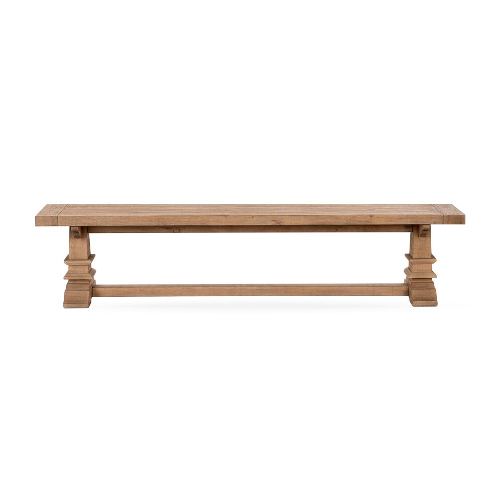 Kosas Home - Allegra Reclaimed Pine Wood  Bench in Natural  - 53006062 veiw 2