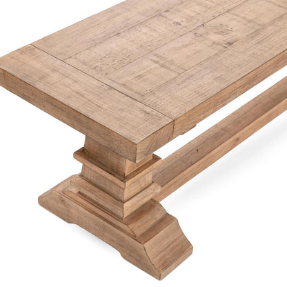 Kosas Home - Allegra Reclaimed Pine Wood  Bench in Natural  - 53006062 veiw 4