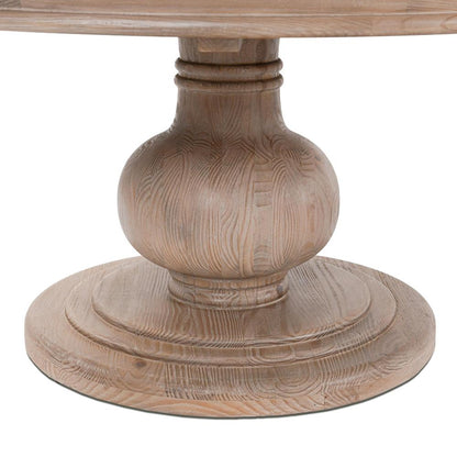 Kosas Home - Baldwin 60in Pine Wood Round Dining Table in Taupe - 51011917 veiw 3