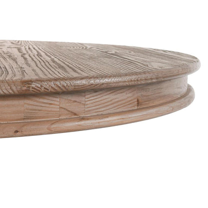 Kosas Home - Baldwin 60in Pine Wood Round Dining Table in Taupe - 51011917 veiw 4