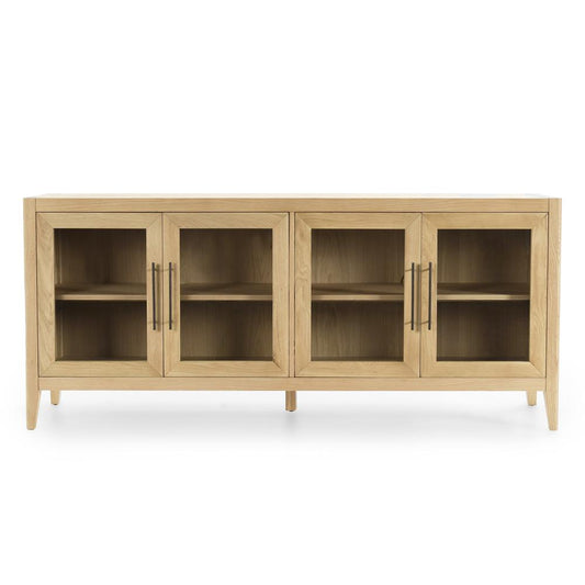 Kosas Home - Beechgrove Four Door Sideboard in Natural Brown - 52004055 veiw 2