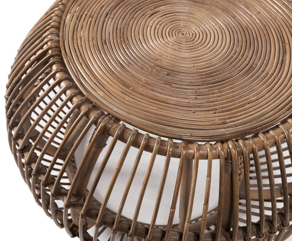 Kosas Home - Bexley Round Rattan Coffee Table in Natural - PL13861 veiw 3