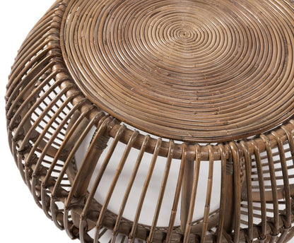 Kosas Home - Bexley Round Rattan Coffee Table in Natural - PL13861 veiw 3