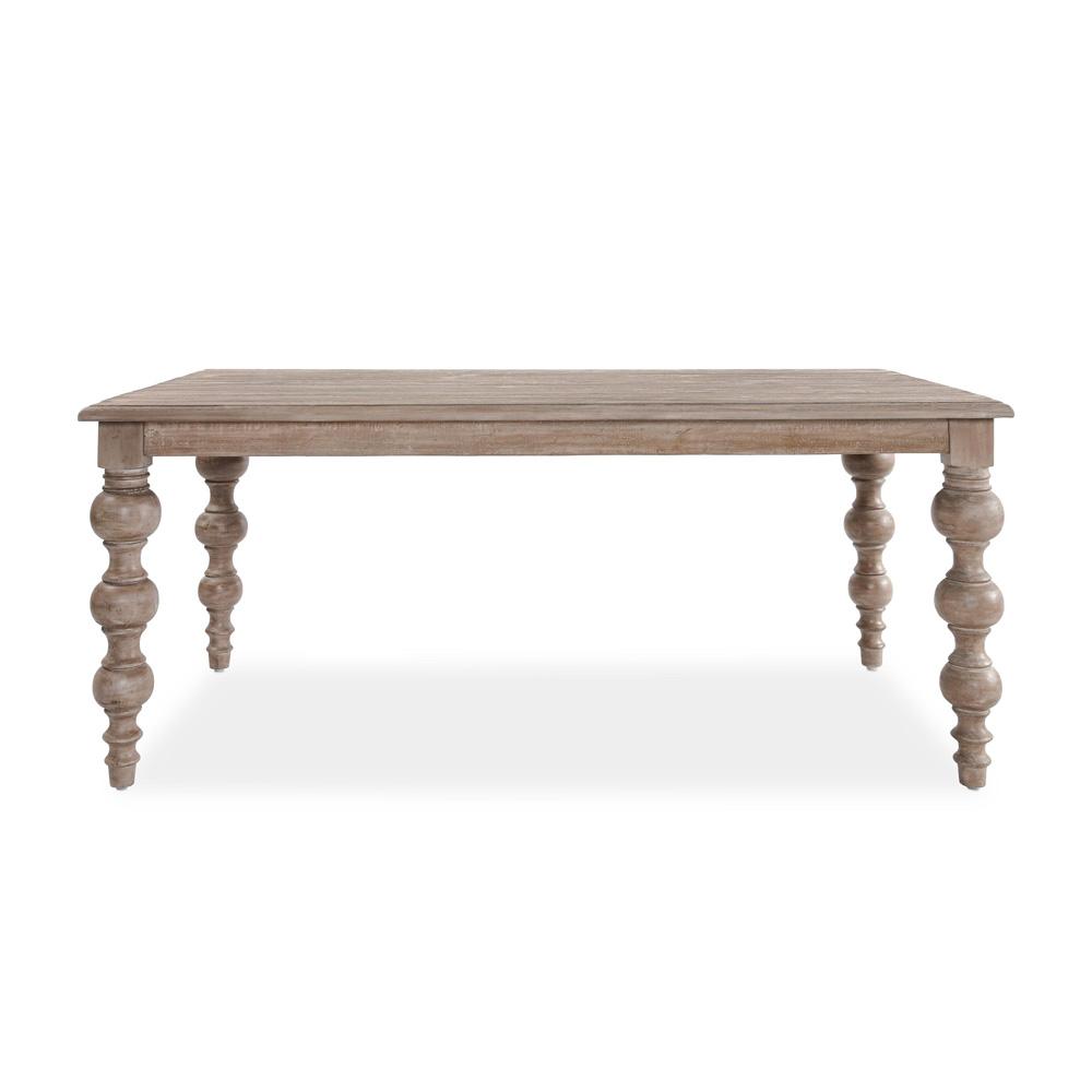 Kosas Home - Bordeaux 72in Solid Wood Pine  Dining Table in Natural Tone - 51011900 veiw 2