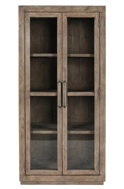 Kosas Home - Caleb Reclaimed Pine Display Cabinet in Brown - 52003910 view 1
