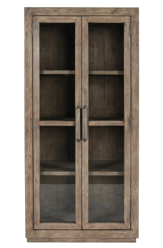 Kosas Home - Caleb Reclaimed Pine Display Cabinet in Brown  - 52003910 veiw 1