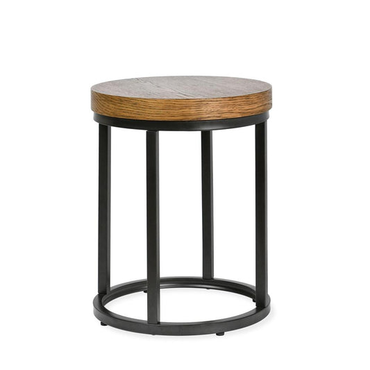 Kosas Home - Catta 18in Round Wood End Table Light Brown - 51031542 veiw 1