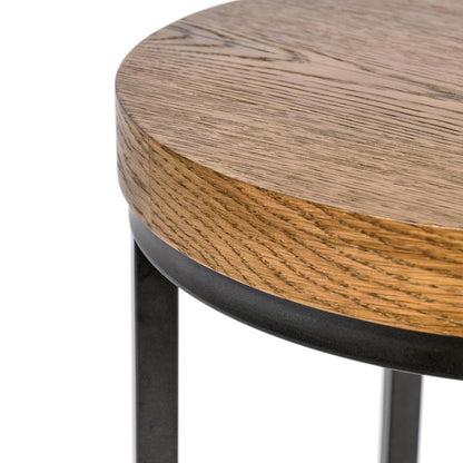 Kosas Home - Catta 18in Round Wood End Table Light Brown - 51031542 veiw 4