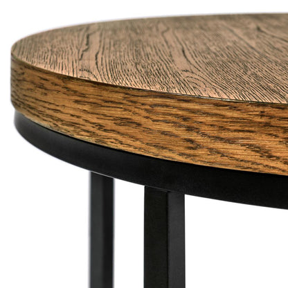 Kosas Home - Catta 30in Round Wood Coffee Table Light Brown  - 51031541 veiw 4