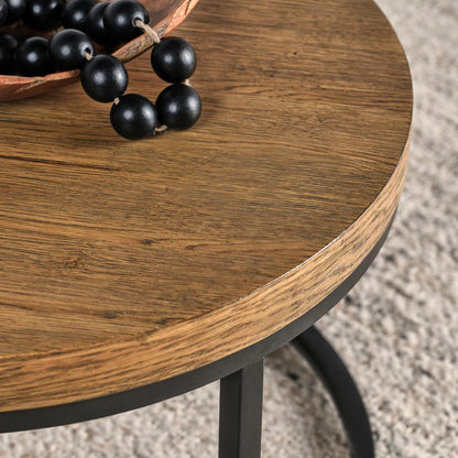 Kosas Home - Catta 30in Round Wood Coffee Table Light Brown  - 51031541 veiw 6