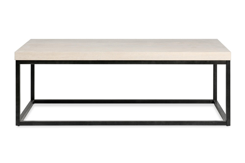 Kosas Home - Catta 52in Rectangular Wood Coffee Table White Wash - 51031579 veiw 2