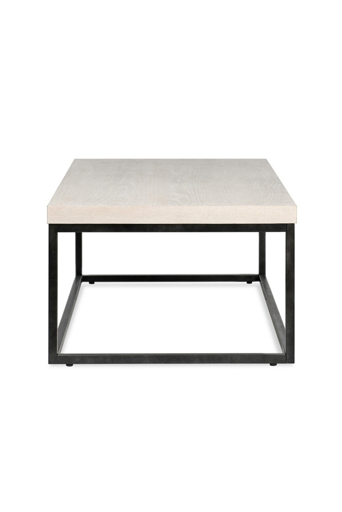 Kosas Home - Catta 52in Rectangular Wood Coffee Table White Wash - 51031579 veiw 3