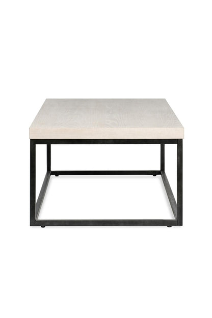 Kosas Home - Catta 52in Rectangular Wood Coffee Table White Wash - 51031579 veiw 3