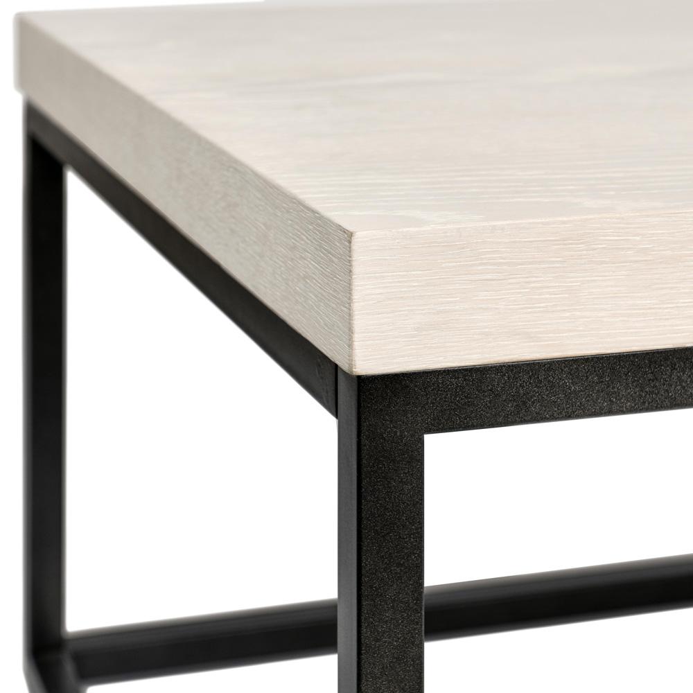 Kosas Home - Catta 52in Rectangular Wood Coffee Table White Wash - 51031579 veiw 5