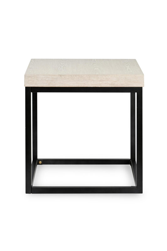 Kosas Home - Catta Square Wood End Table White Wash - 51031609 veiw 2