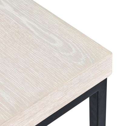 Kosas Home - Catta Square Wood End Table White Wash - 51031609 veiw 3