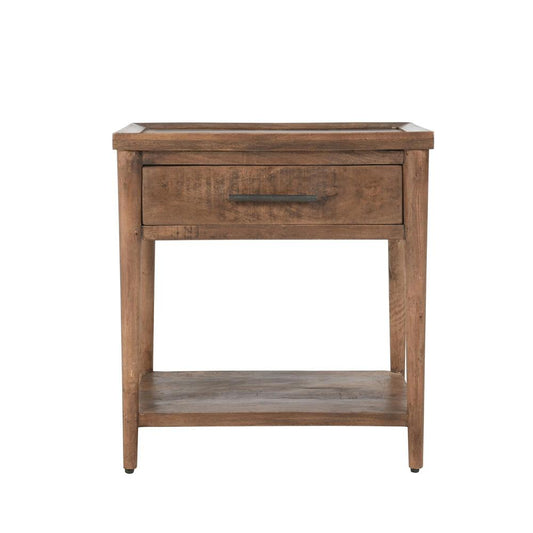 Kosas Home - Ciaria 1 Drawer End Table Brown  - PL14381 veiw 2