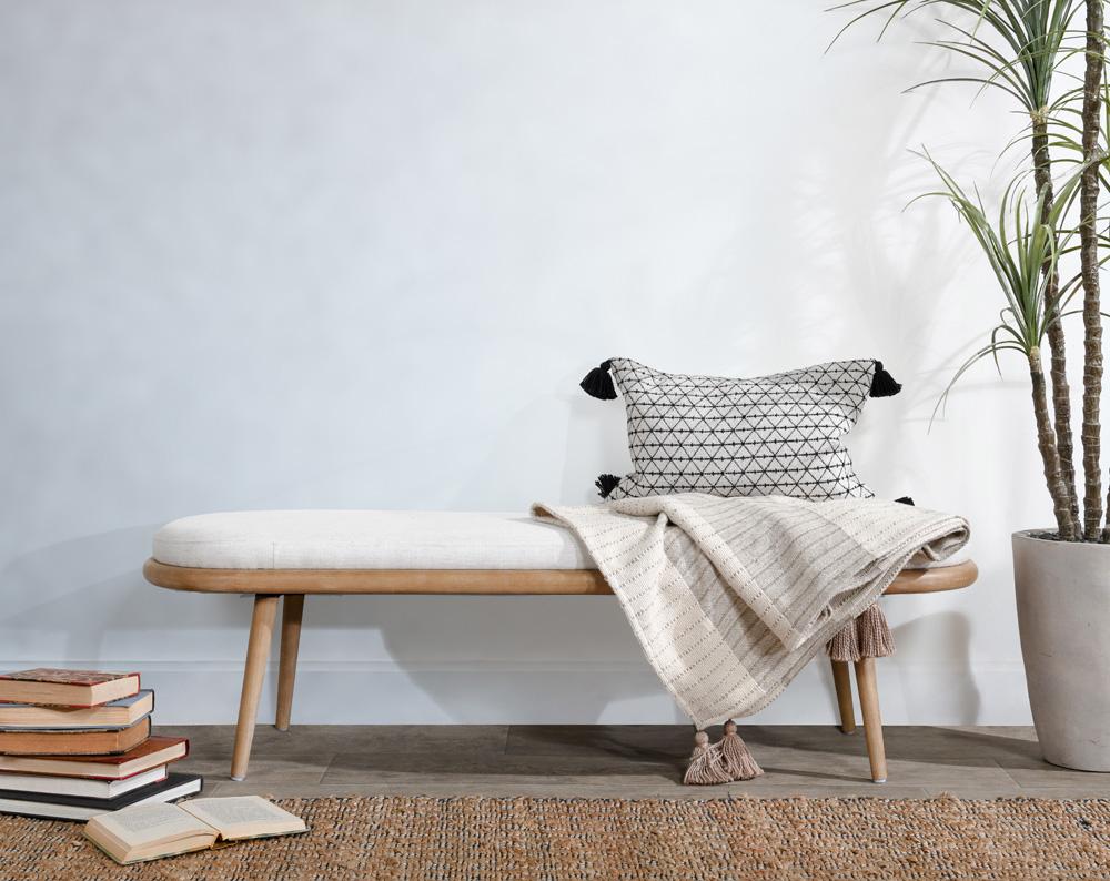 Kosas Home - Echo Bench Beige  - 53005360 veiw 2