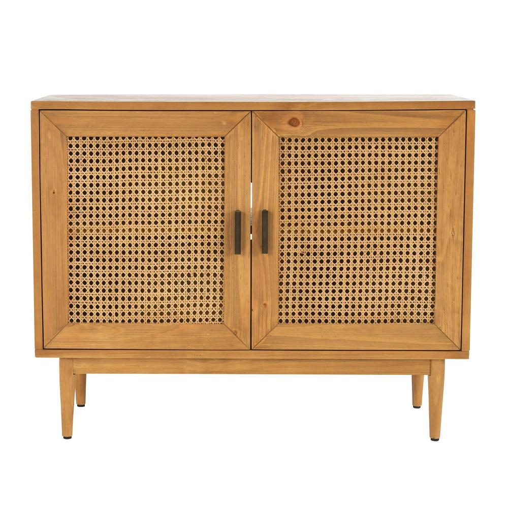 Kosas Home - Edris 2-Door Wood Accent Cabinet in Natural - 52004010 veiw 2