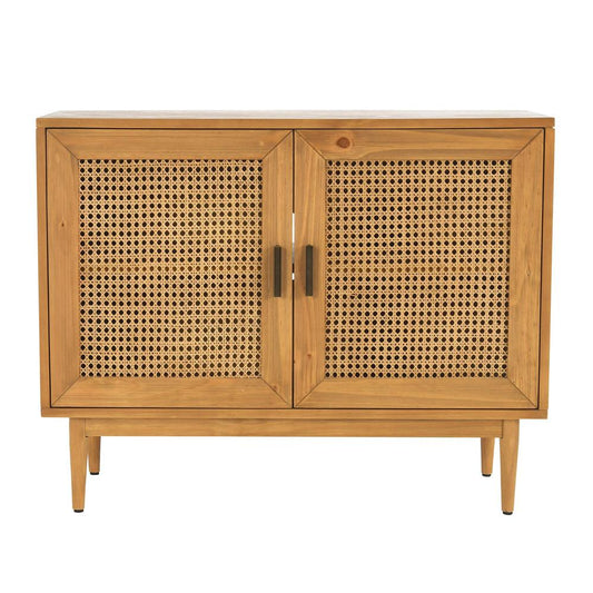 Kosas Home - Edris 2-Door Wood Accent Cabinet in Natural - 52004010 veiw 2