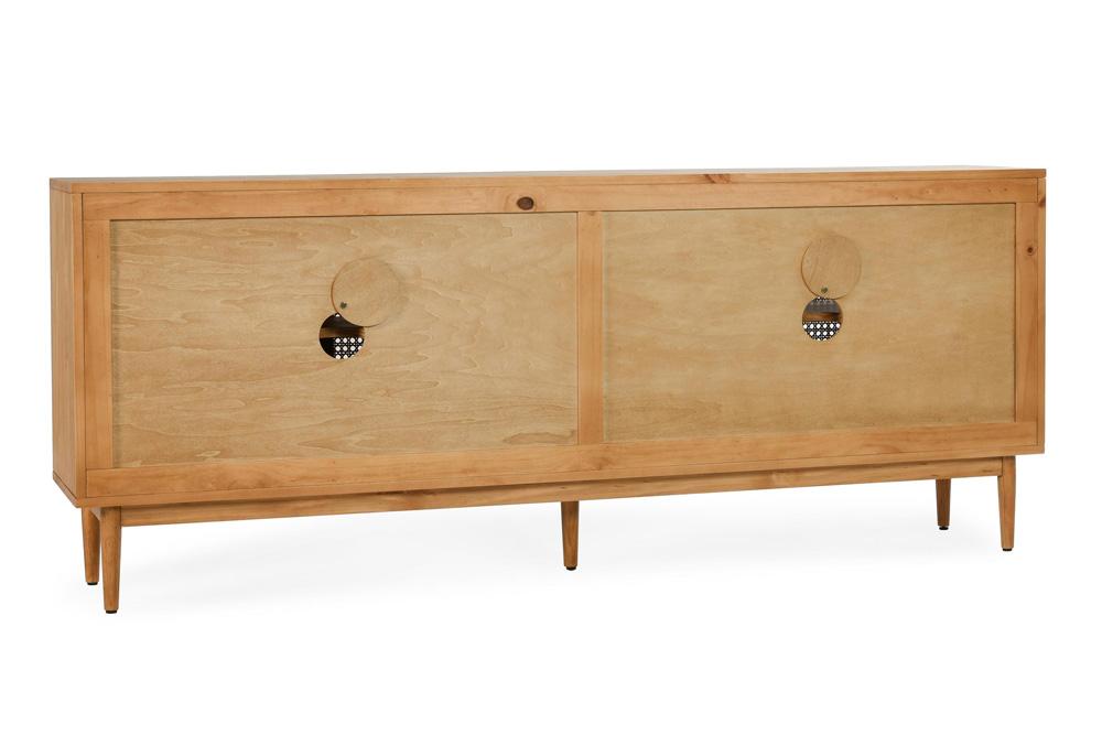 Kosas Home - Edris 4-Door Wood Accent Sideboard in Natural - 52004011 veiw 5